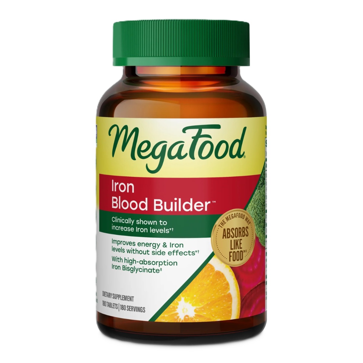 MegaFood Blood Builder – suplement żelaza 180 tabletek