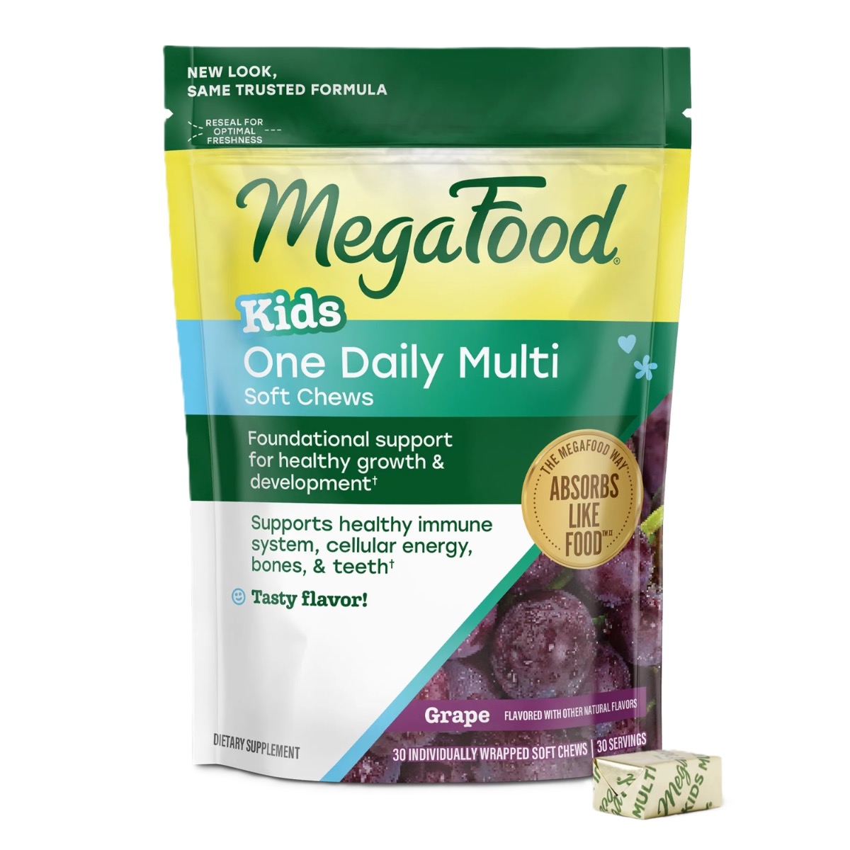 MegaFood Kids One Daily – tabletki do żucia dla dzieci 30 chews
