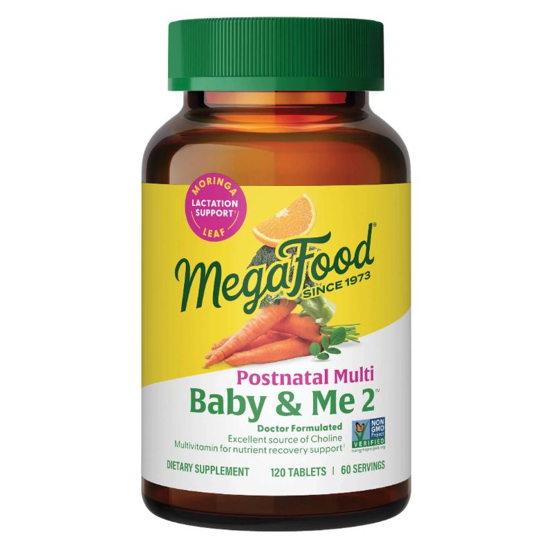 MegaFood Baby & Me 2 Postnatal Multi 120 tabletek